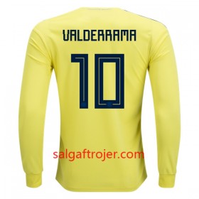 Colombia Fodboldtrøjer Valderrama 10 Hjemmebanesæt VM 2018 Langærmet